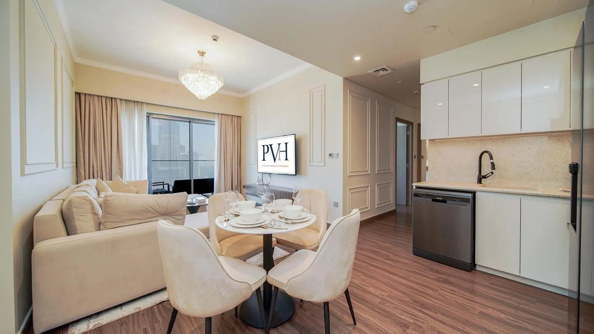 Pvh - 2Br With Burj Khalifa View - Burj Royale Apartment Dubai